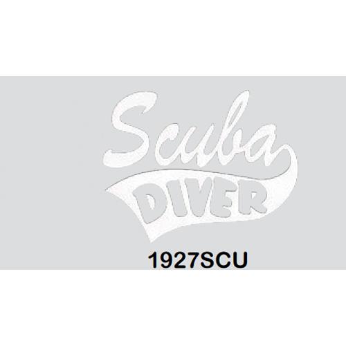 Decal, Scuba Diver
